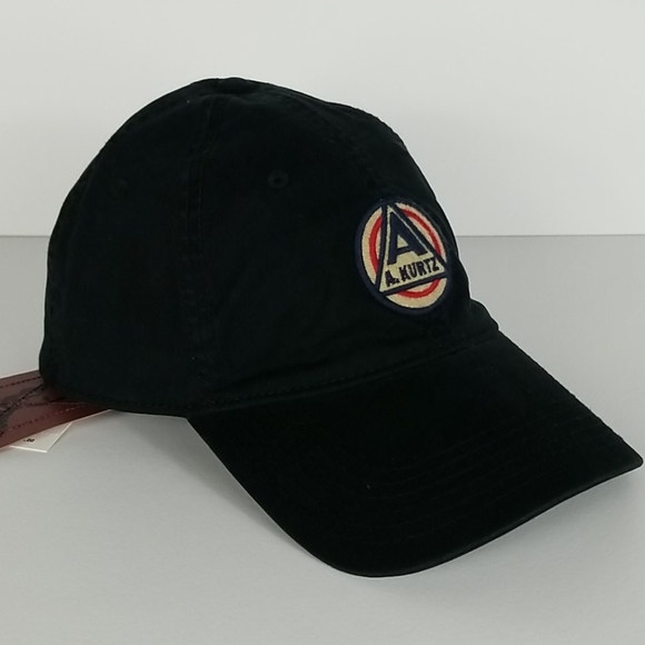 A.Kurtz A.KURTZ Black Patch Flex Baseball Cap OSFA - Picture 12 of 14